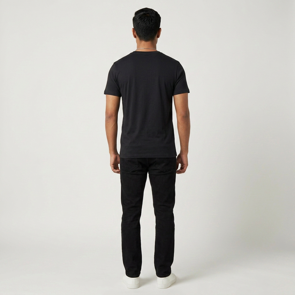 Cotton Crew Neck Graphitee