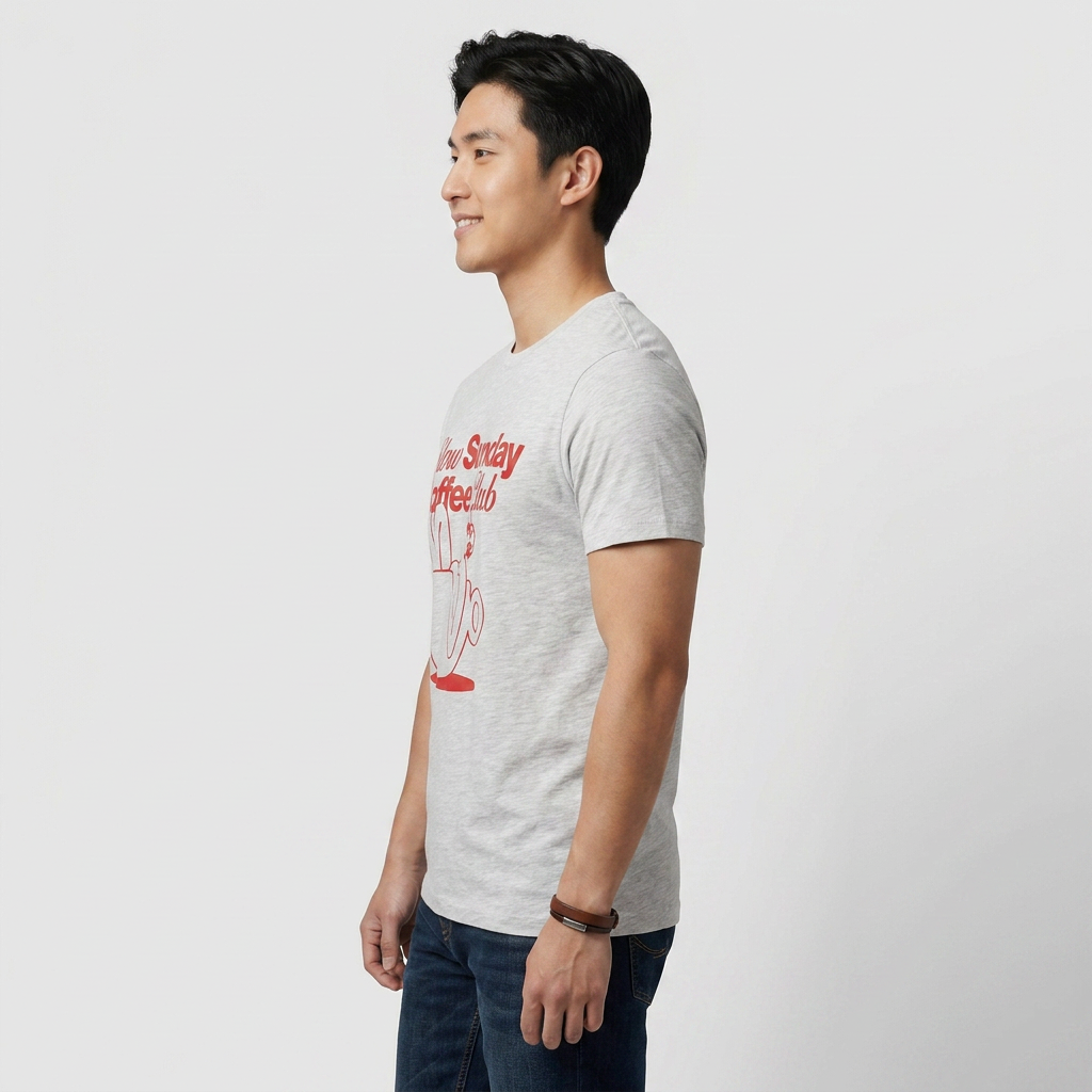 Cotton Crew Neck Graphitee