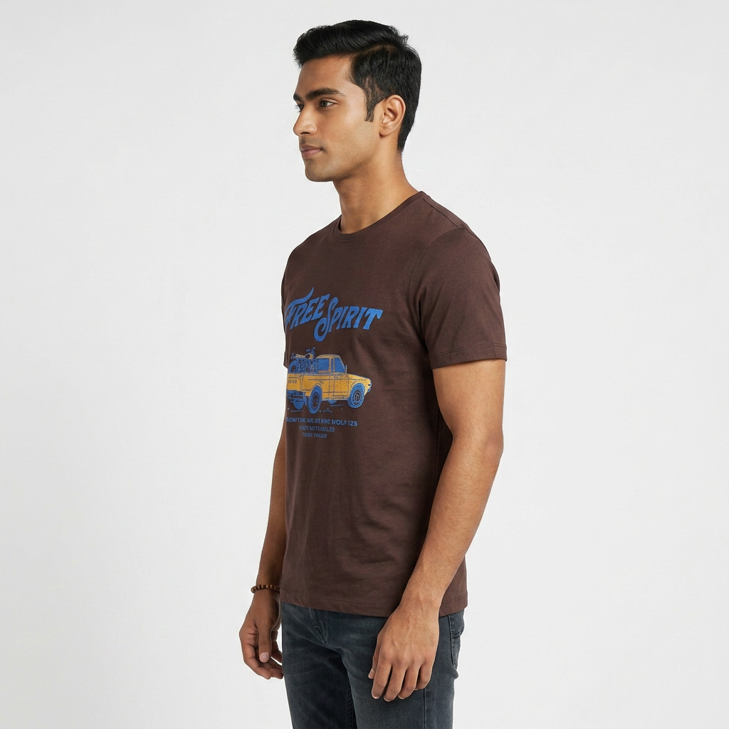Cotton Crew Neck Graphitee