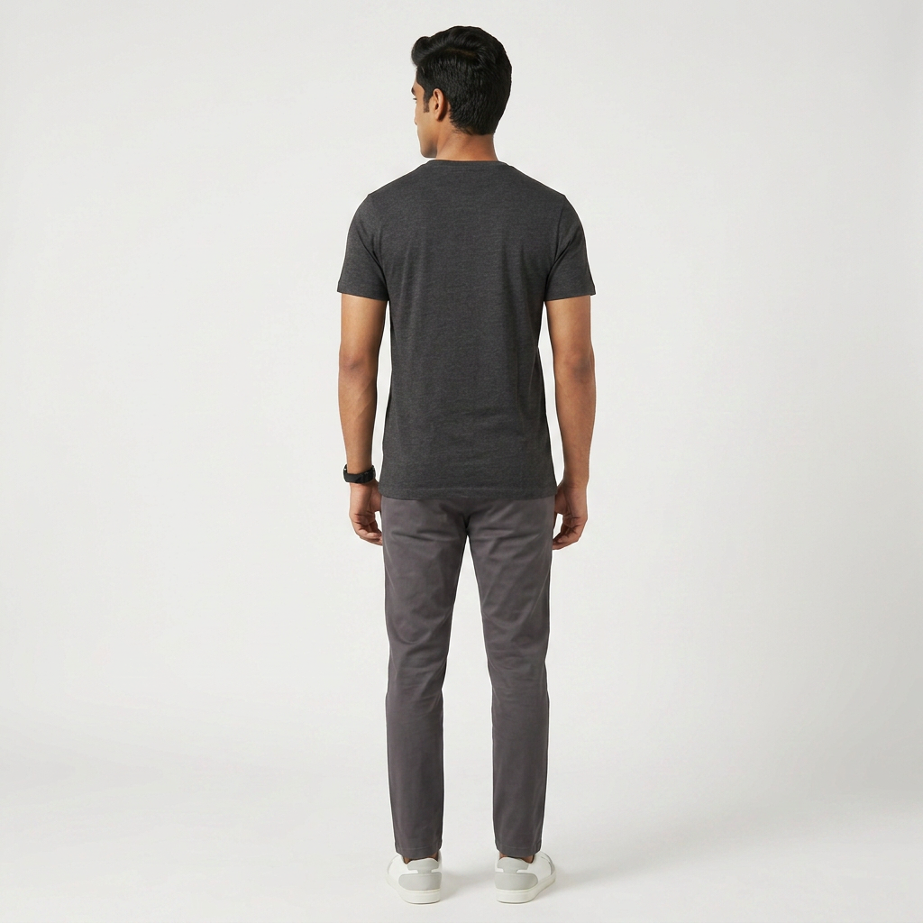 Cotton Crew Neck Graphitee