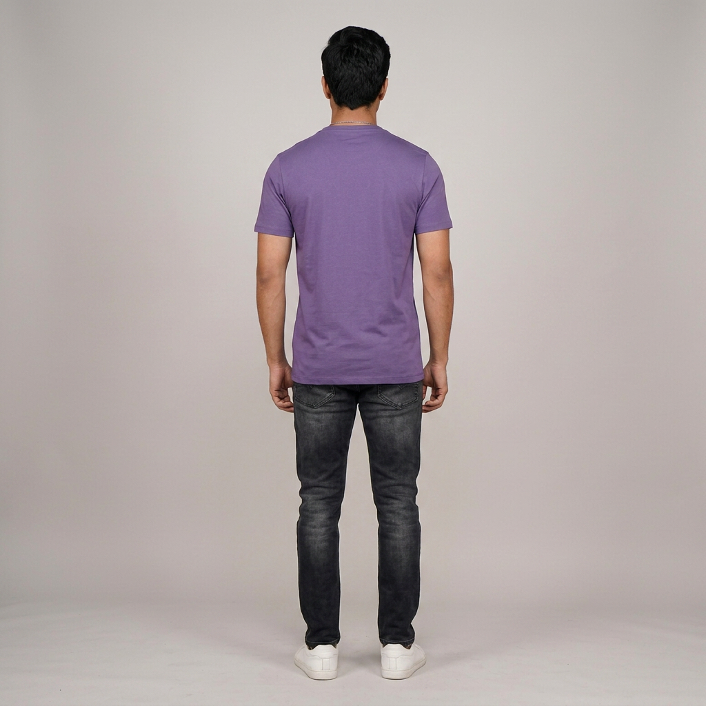 Cotton Crew Neck Graphitee
