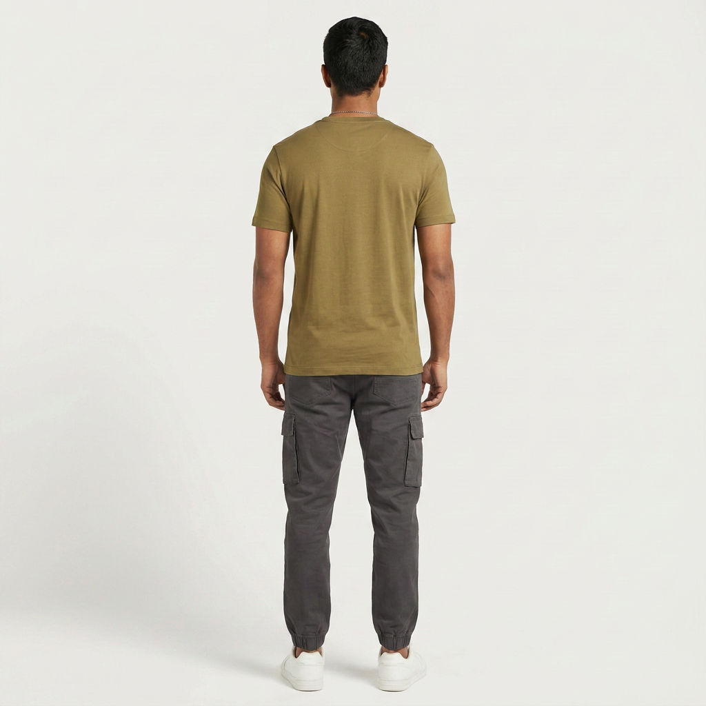 Cotton Crew Neck Graphitee