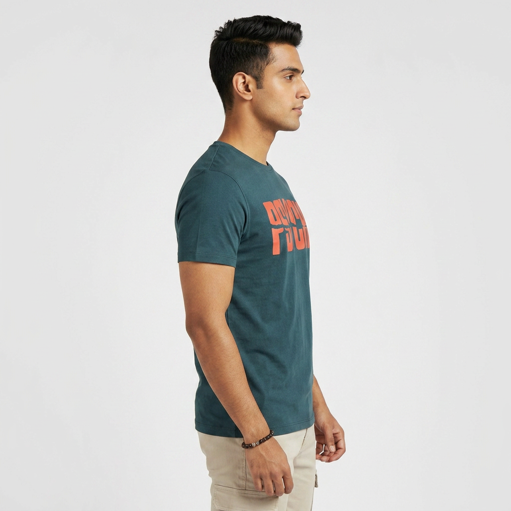 Cotton Crew Neck Graphitee