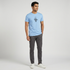 Cotton Crew Neck Graphitee