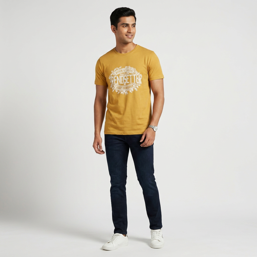 Cotton Crew Neck Graphitee