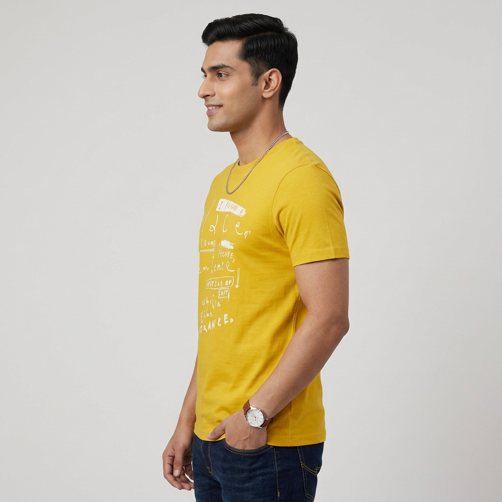 Cotton Crew Neck Graphitee