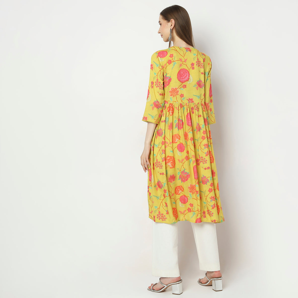 Flare Fit Printed Kurta