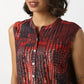 Buy Women Straight Fit Printed Sleeveless Kurta  - Style Union