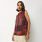 Buy Women Straight Fit Printed Sleeveless Kurta  - Style Union
