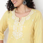 Embroidered Straight Short Kurta