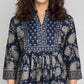 Cotton Printed Three-Fourth Sleeve Kurta