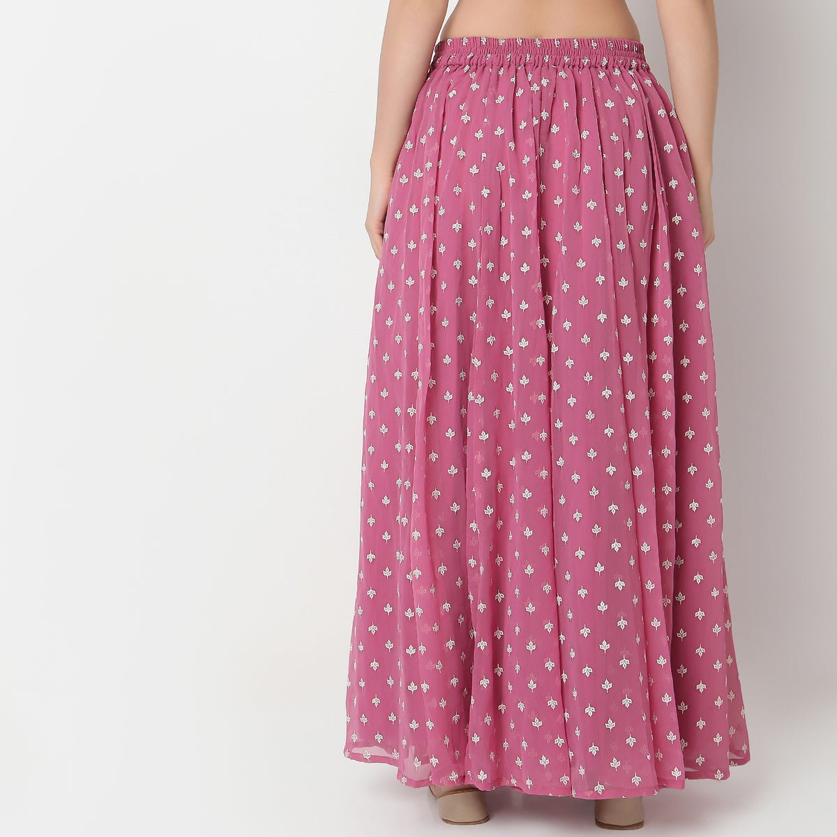 Flare Fit Printed A-Line Skirts