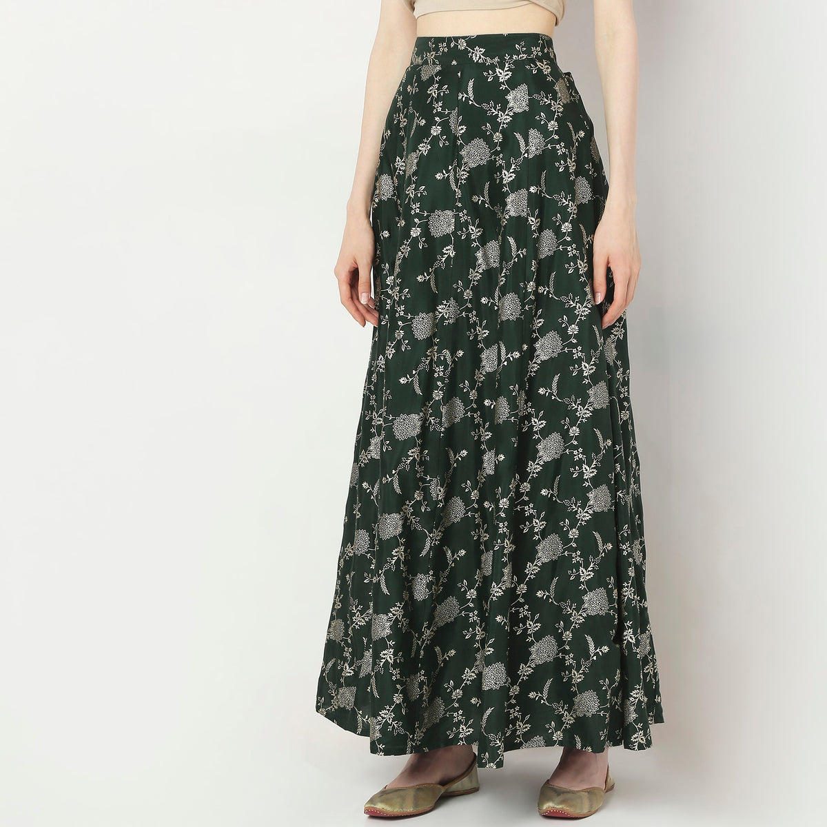 Flare Fit Full Length Skirts