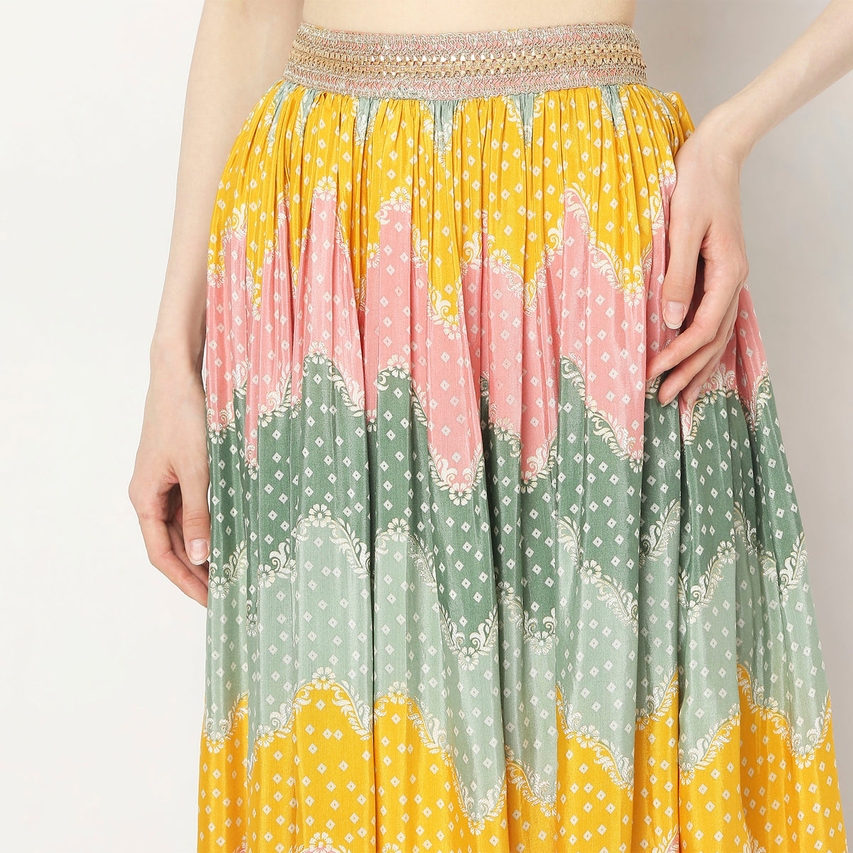 Flare Fit Full Length Skirts