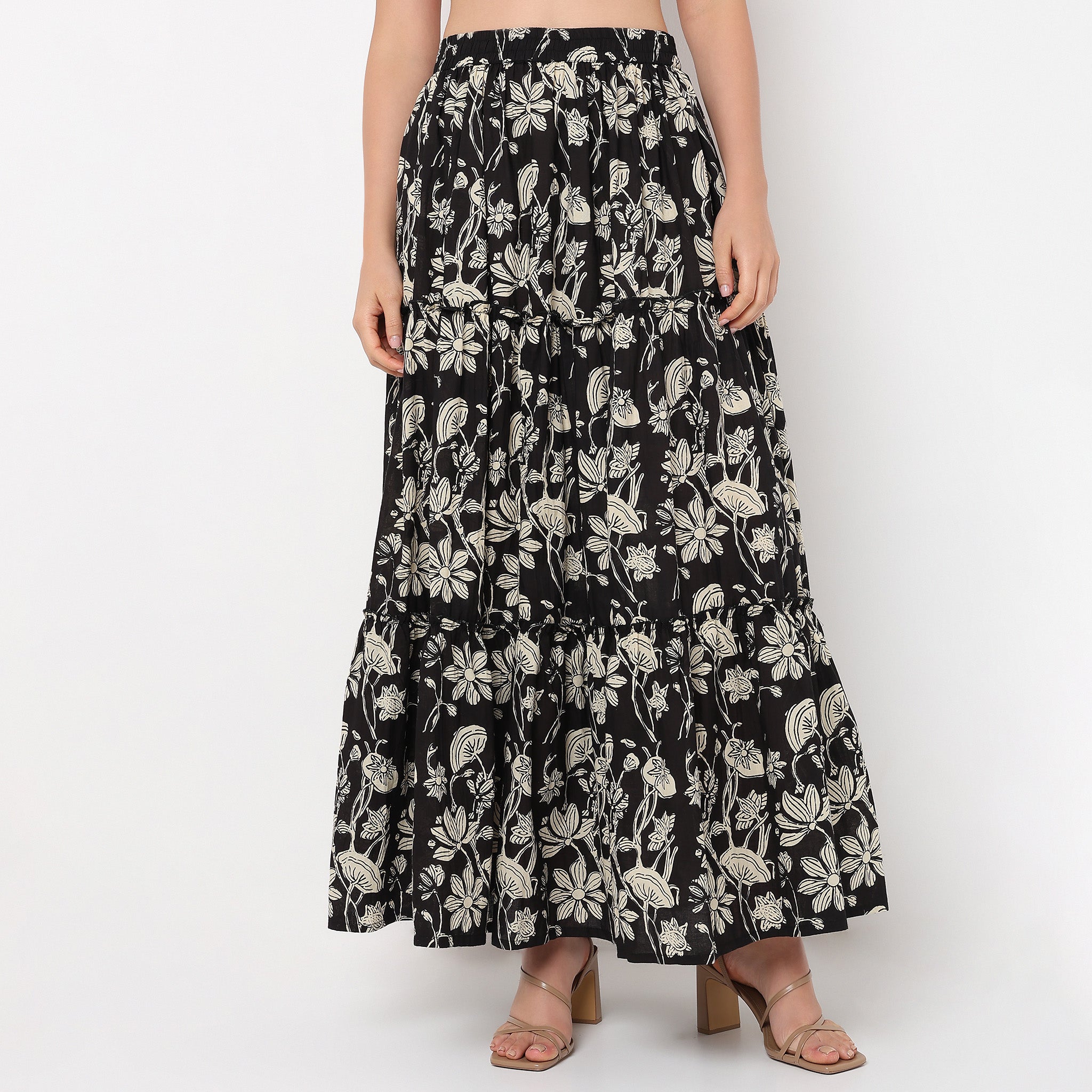 UNION LAUNCH】WOOL Over All Flare Skirt AUGUSTINE Flare Skirt in