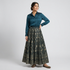 Printed Flared Skirt