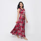 Printed Flared Skirt