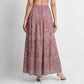 Printed Flared Skirt