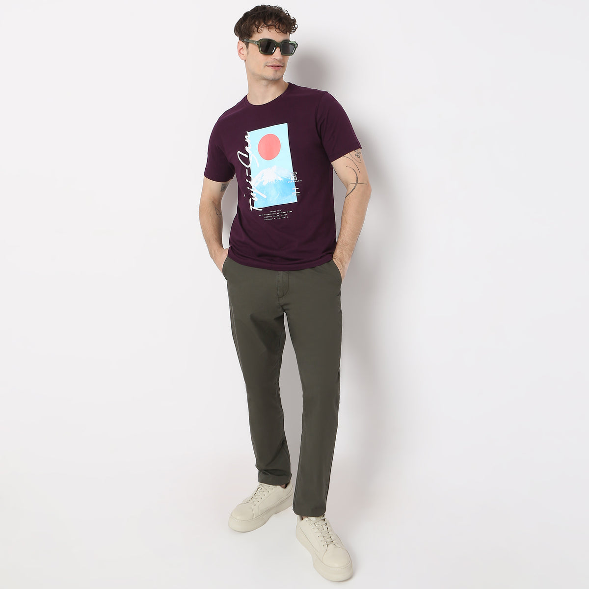 Modern Home Graphic Crew Neck T-Shirt