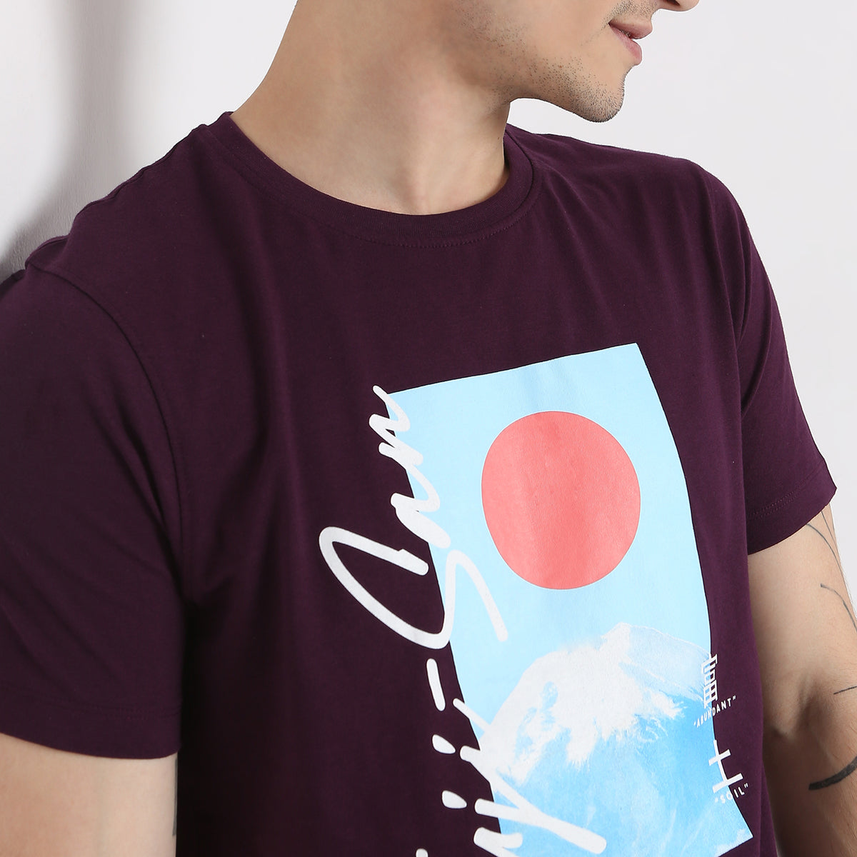 Modern Home Graphic Crew Neck T-Shirt