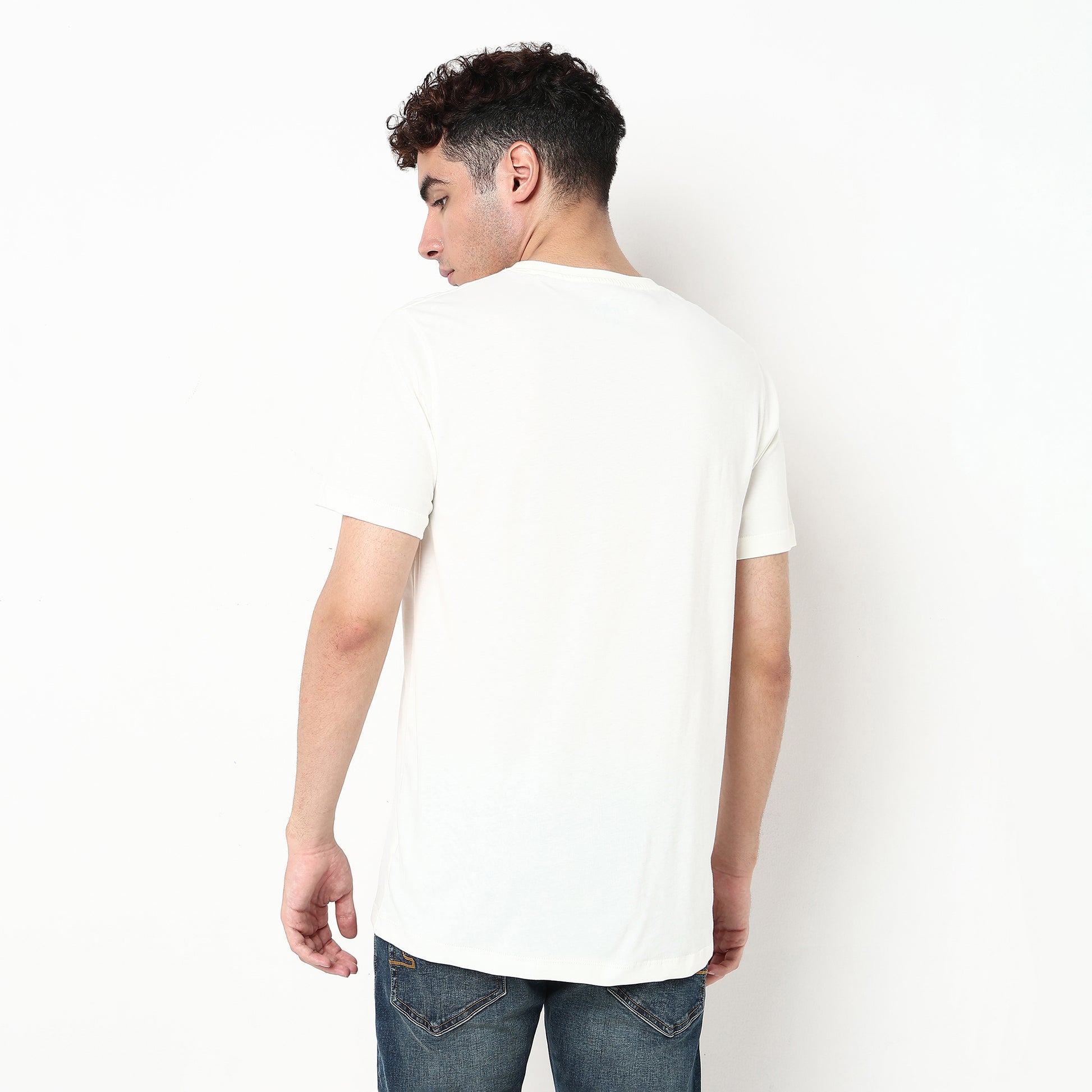 Graphic Cotton Fabric T-Shirt