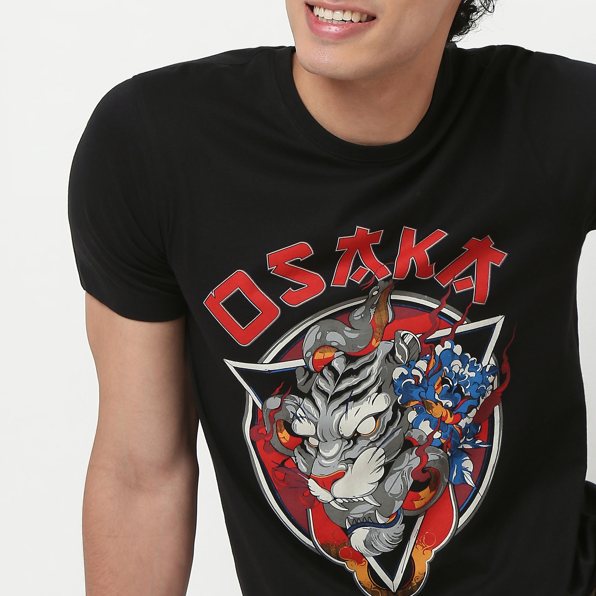 Crew Neck Graphic T-Shirt