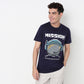 Buy Men Regular Fit Graphic Half Sleeve T-Shirt  - Style Union
