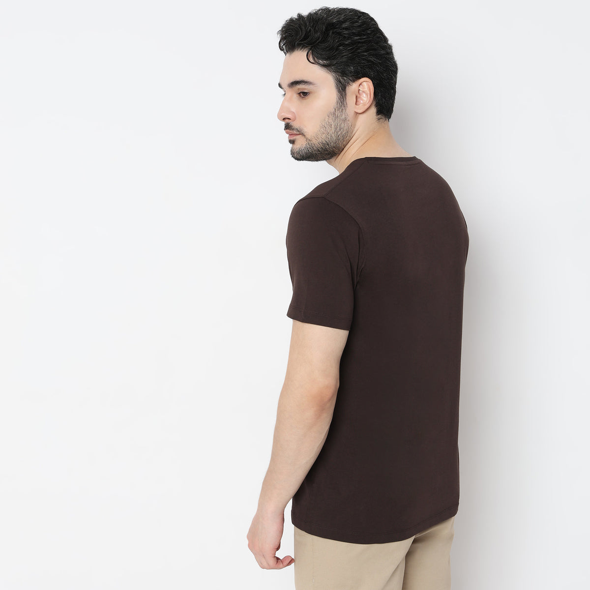 Regular Fit Graphic Crew Neck T-Shirt