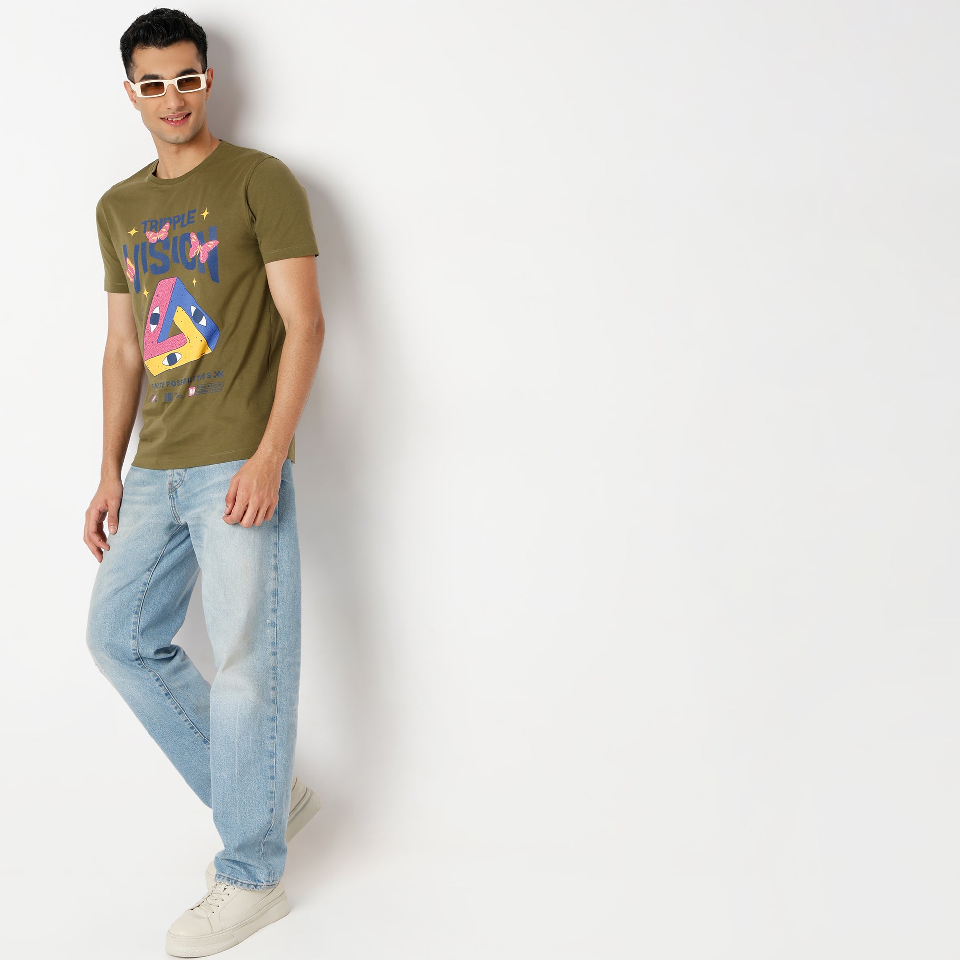 Regular Fit Graphic Regular Length T-Shirt