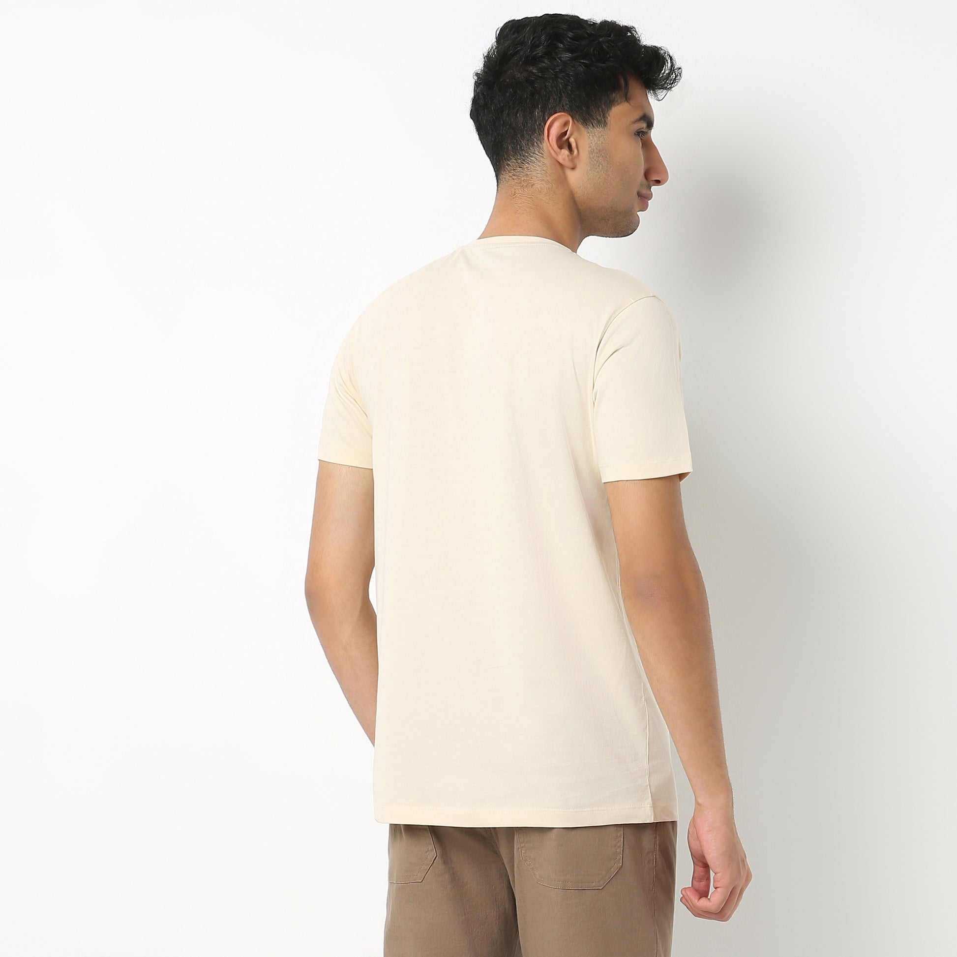 Regular Fit Graphic Crew Neck T-Shirt