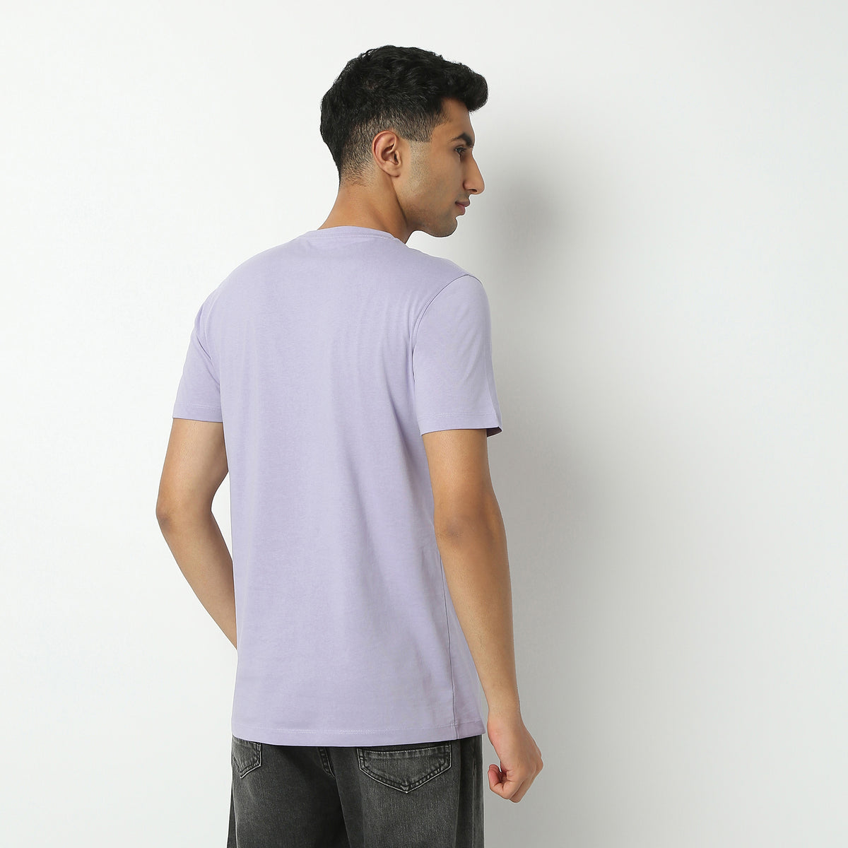 Regular Fit Graphic Crew Neck T-Shirt
