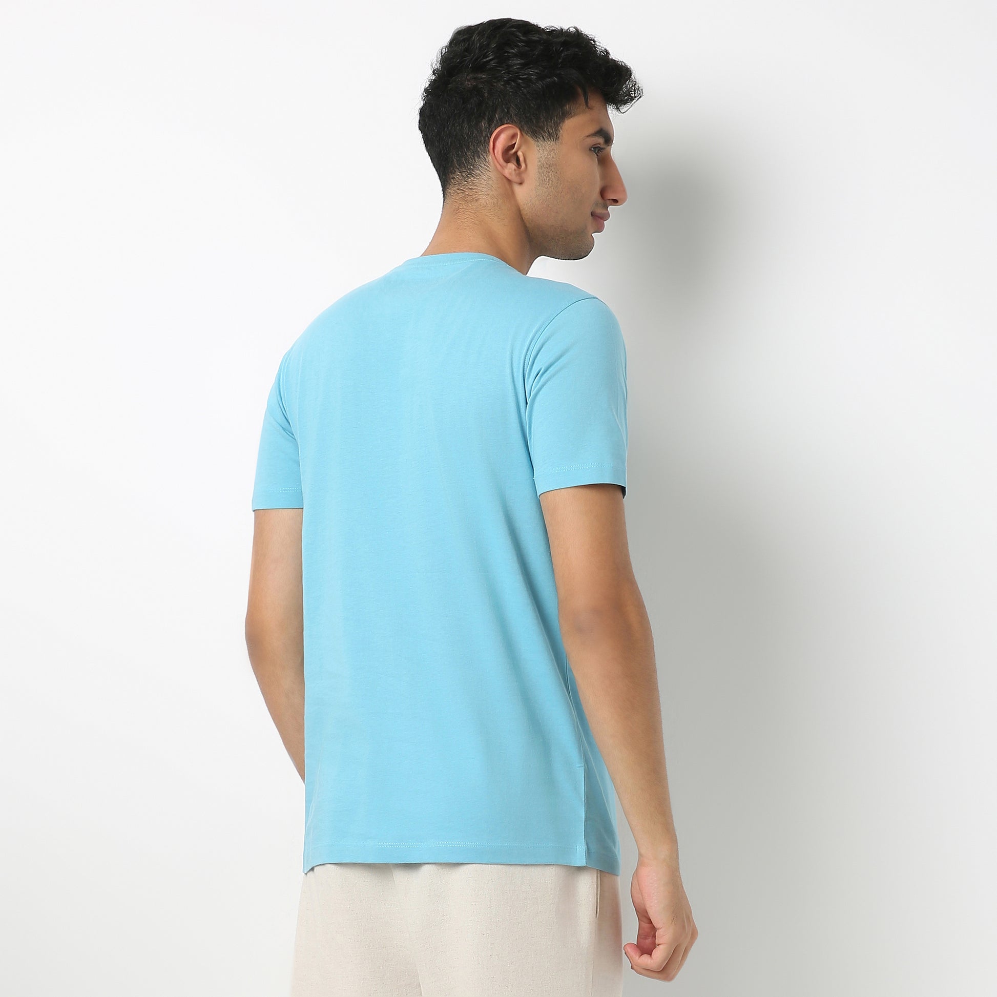 Regular Fit Graphic Crew Neck T-Shirt