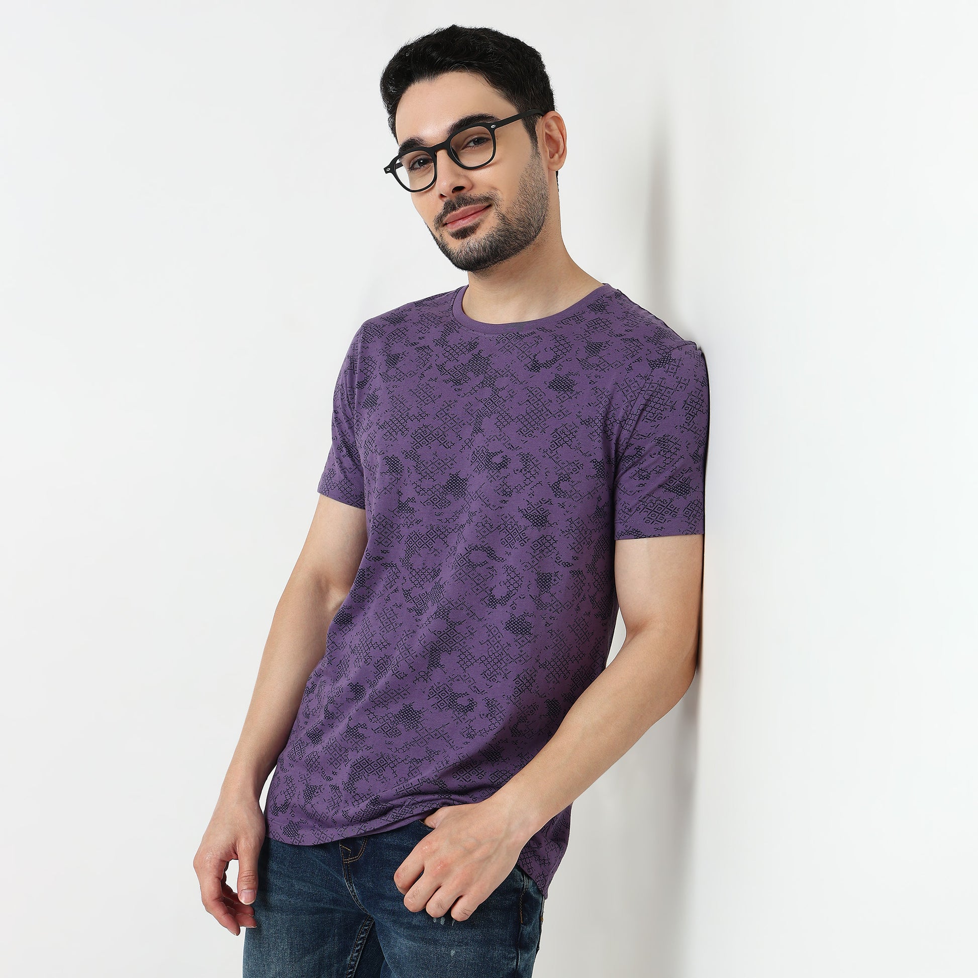 Crew Neck Cotton Graphitee