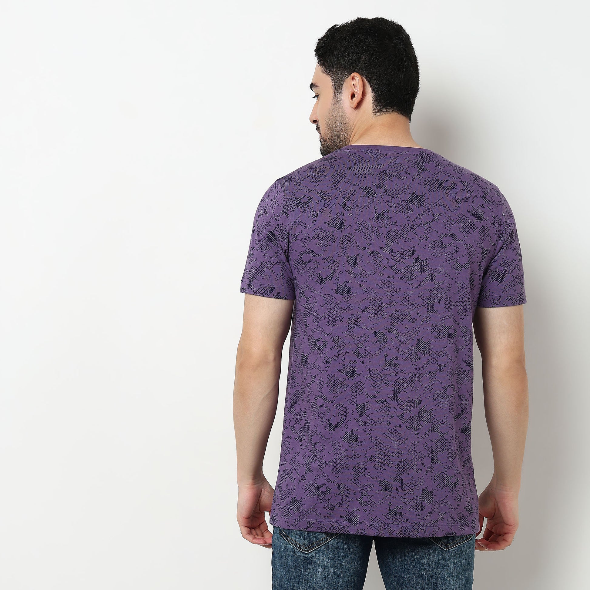 Crew Neck Cotton Graphitee