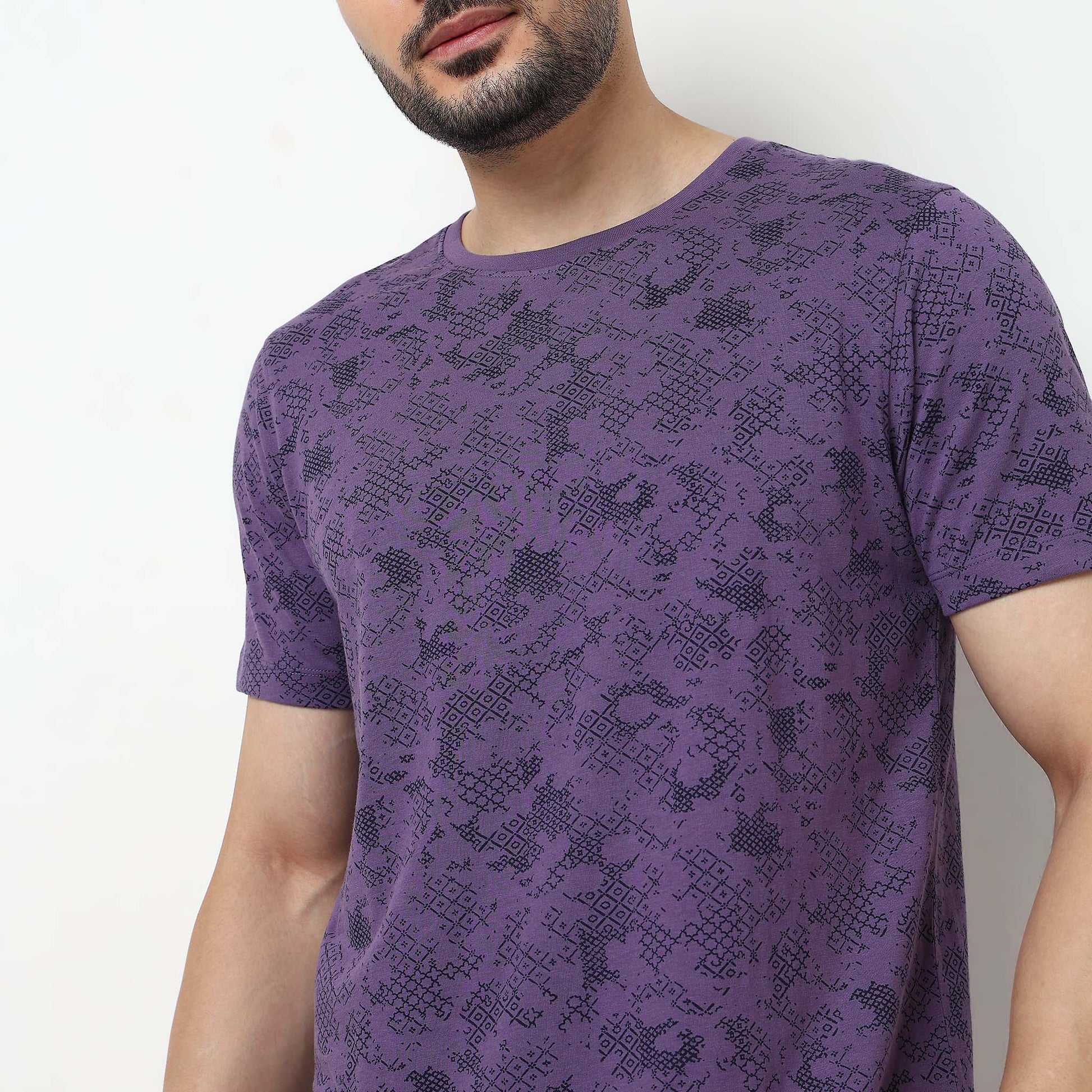 Crew Neck Cotton Graphitee