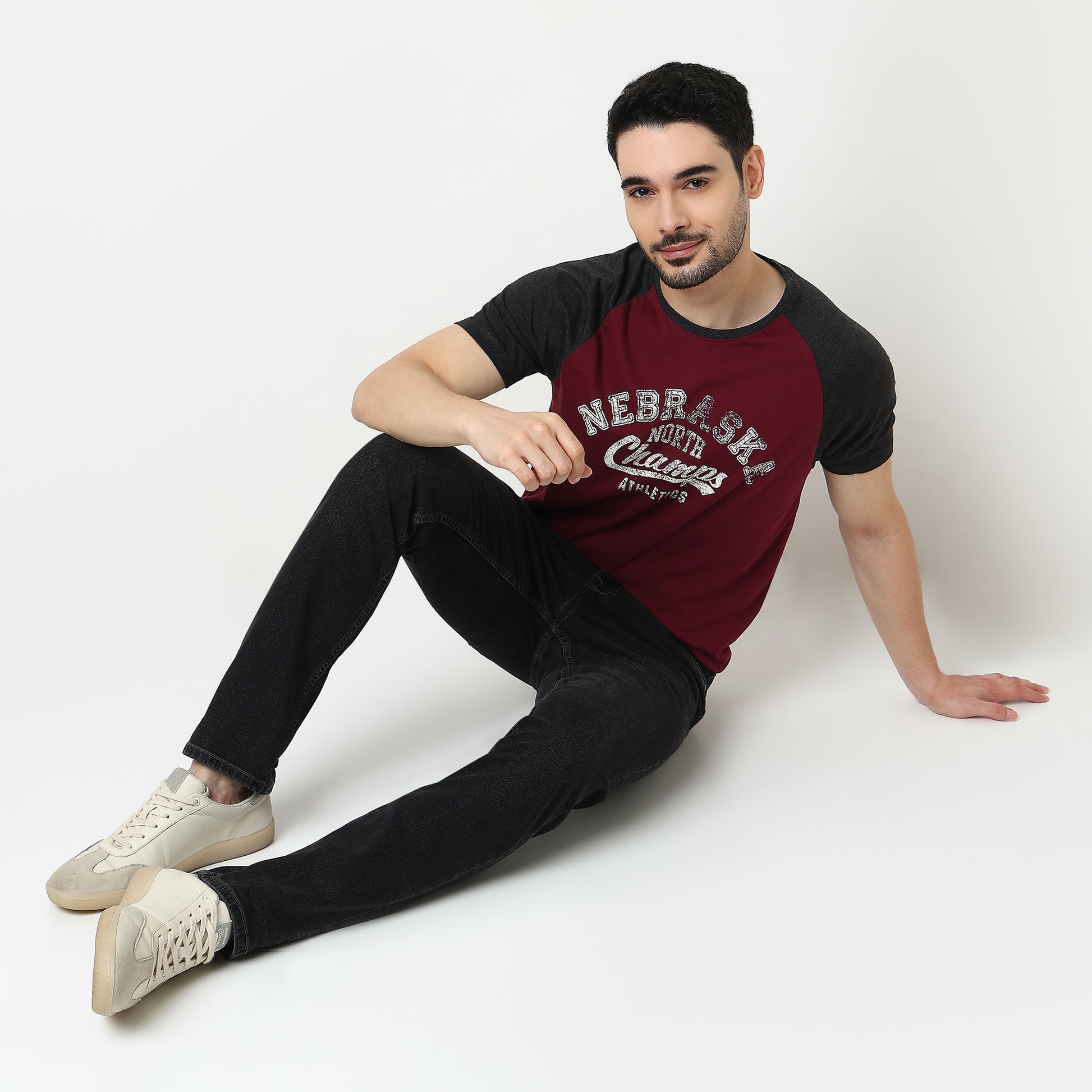 Crew Neck Cotton Graphitee