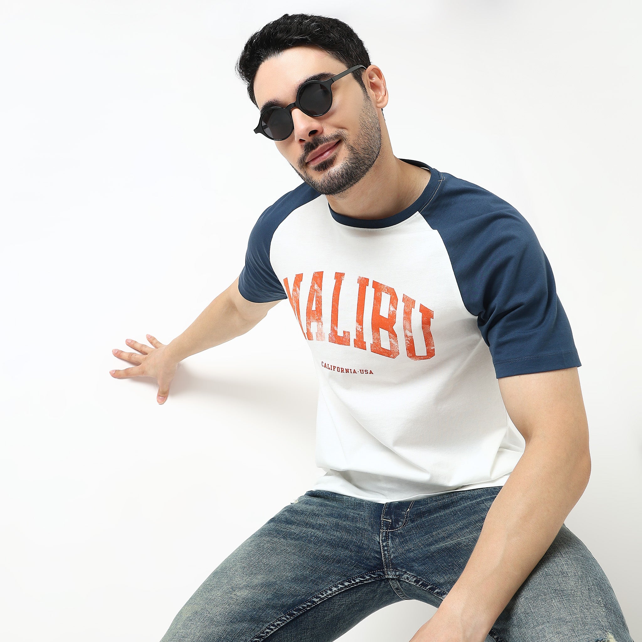 Crew Neck Cotton Graphitee