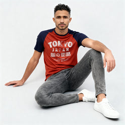 Cotton Crew Neck Graphitee