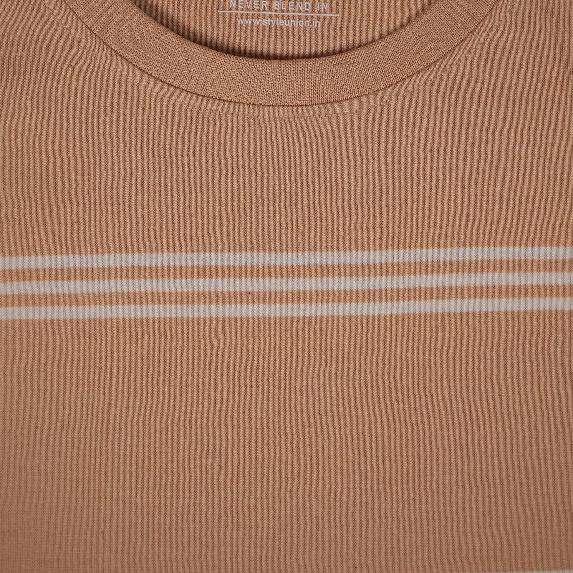 Striped Crew Neck Graphitee