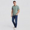 Striped Crew Neck Graphitee