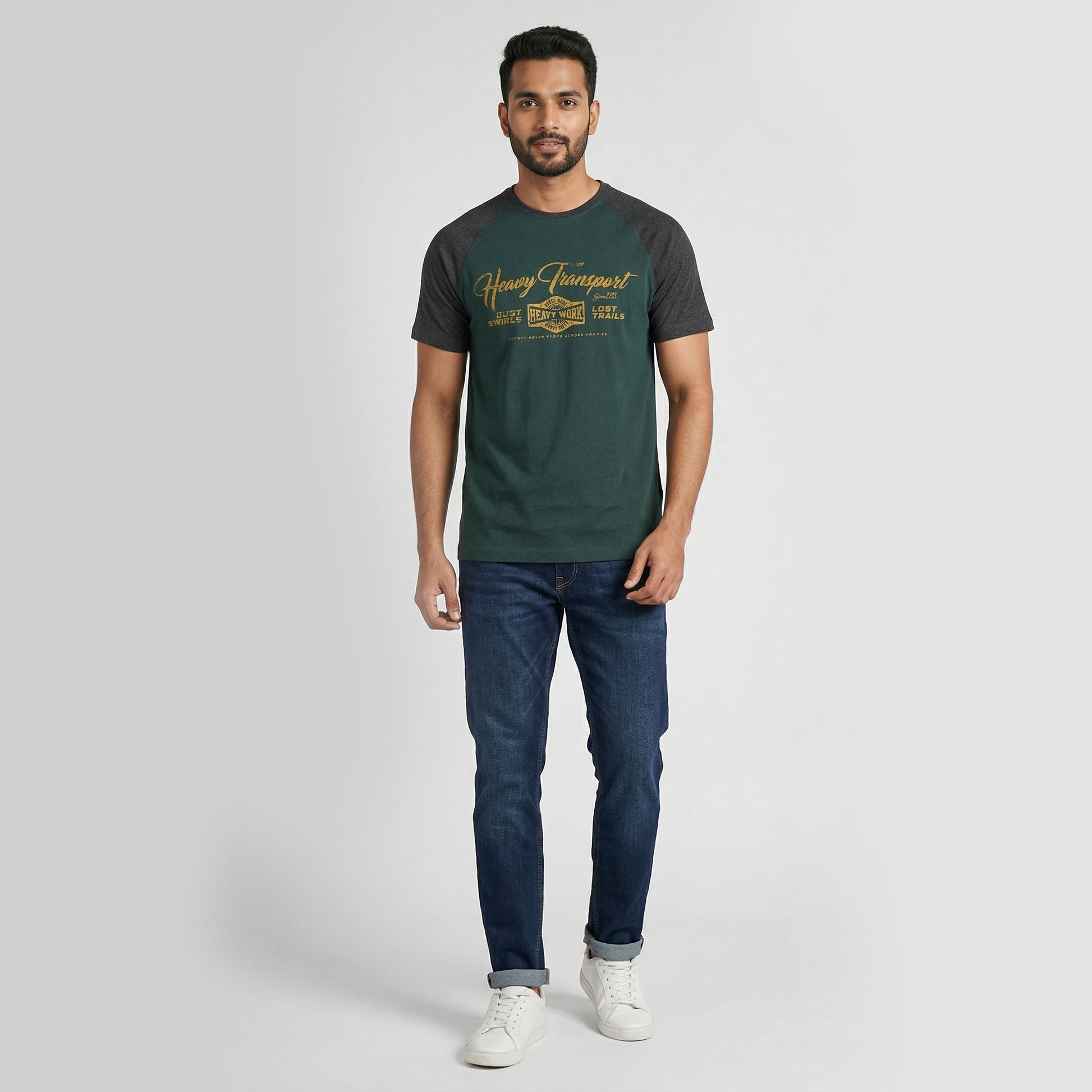 Cotton Crew Neck Graphitee