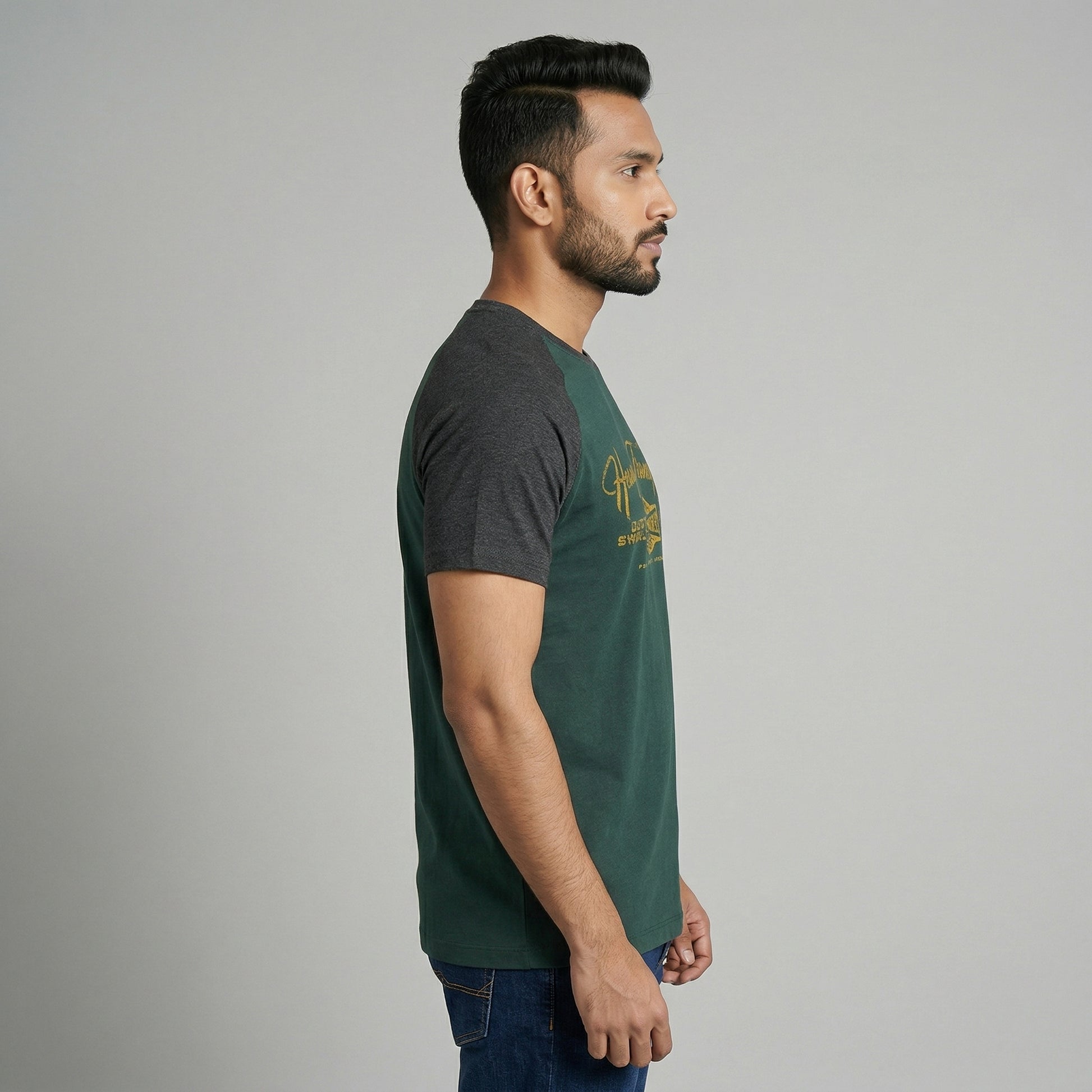 Cotton Crew Neck Graphitee