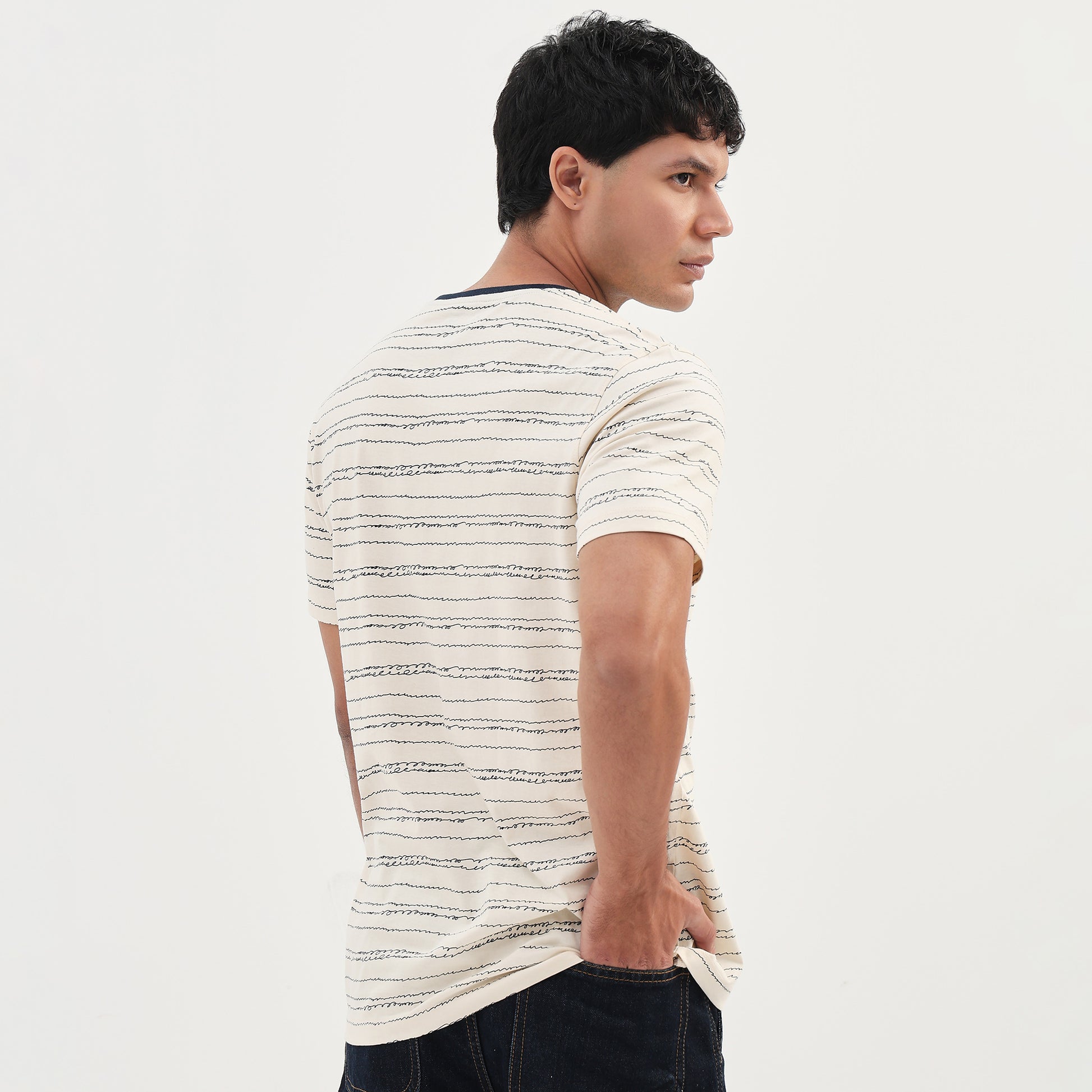 Cotton Crew Neck Graphitee