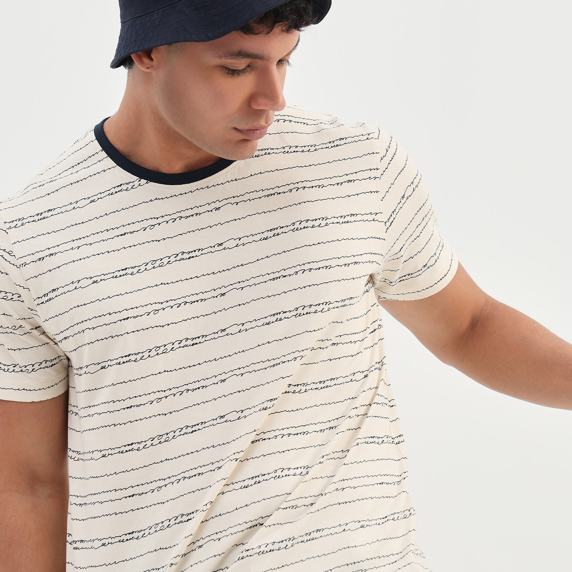 Cotton Crew Neck Graphitee