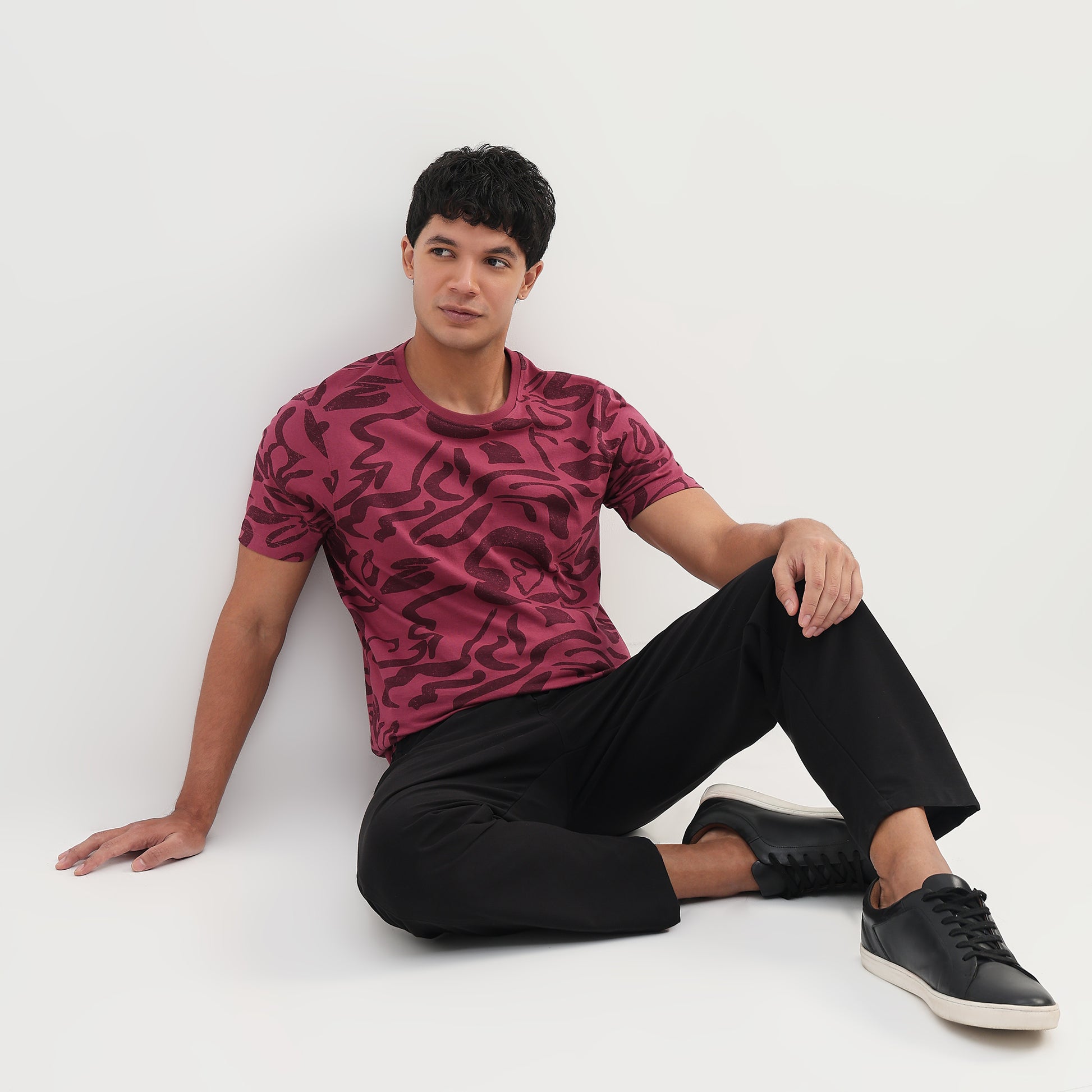 Cotton Crew Neck Graphitee