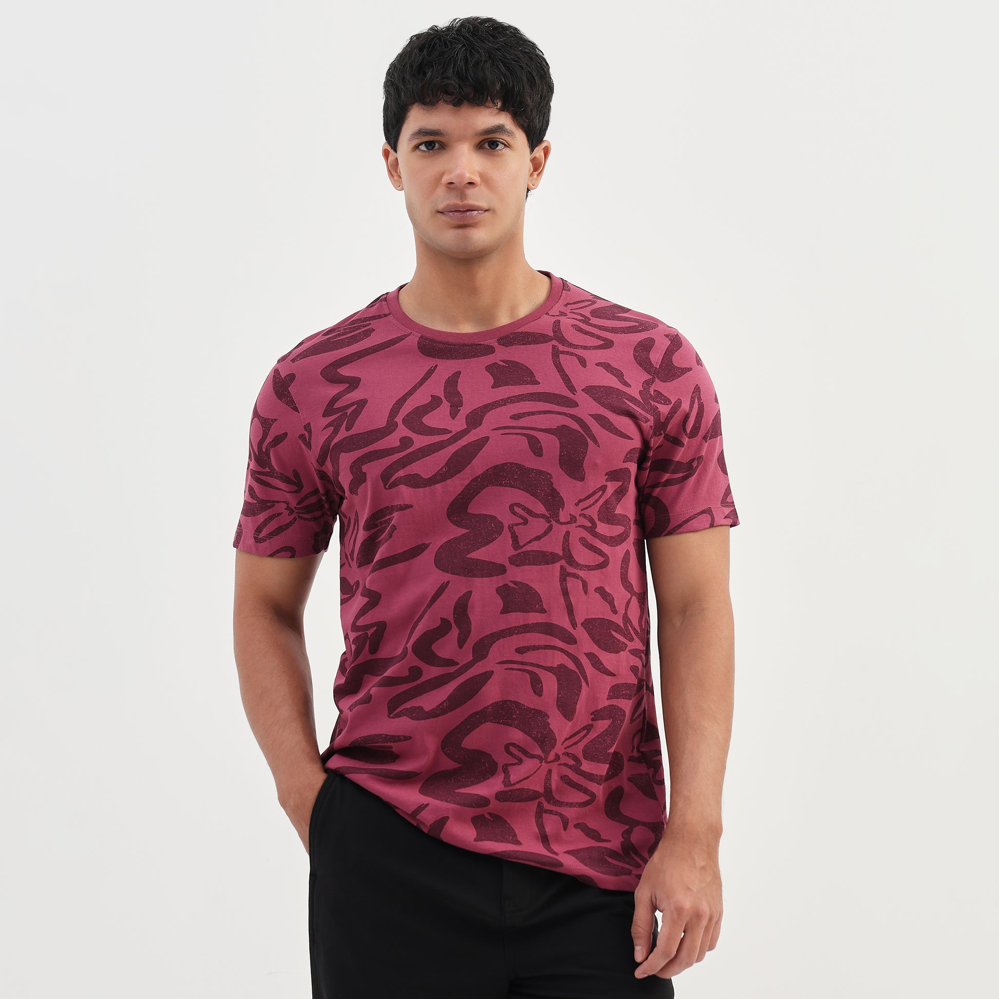 Cotton Crew Neck Graphitee