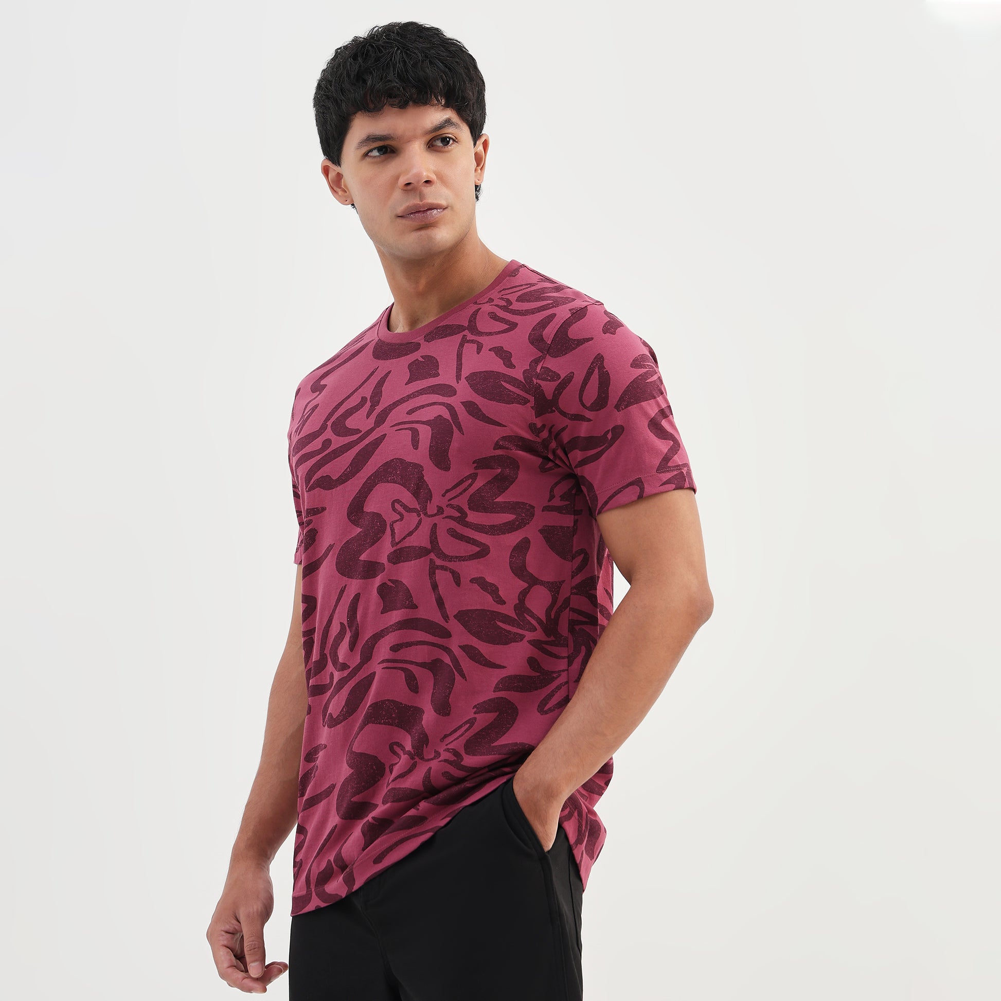 Cotton Crew Neck Graphitee