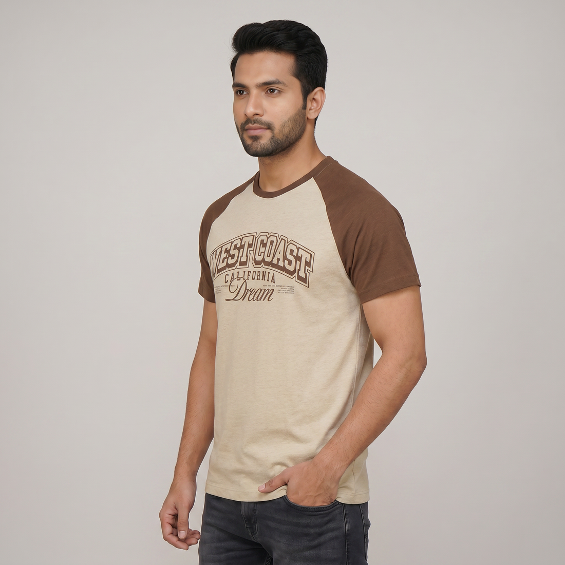 Cotton Crew Neck Graphitee