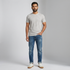 Cotton Crew Neck Striped T-Shirt