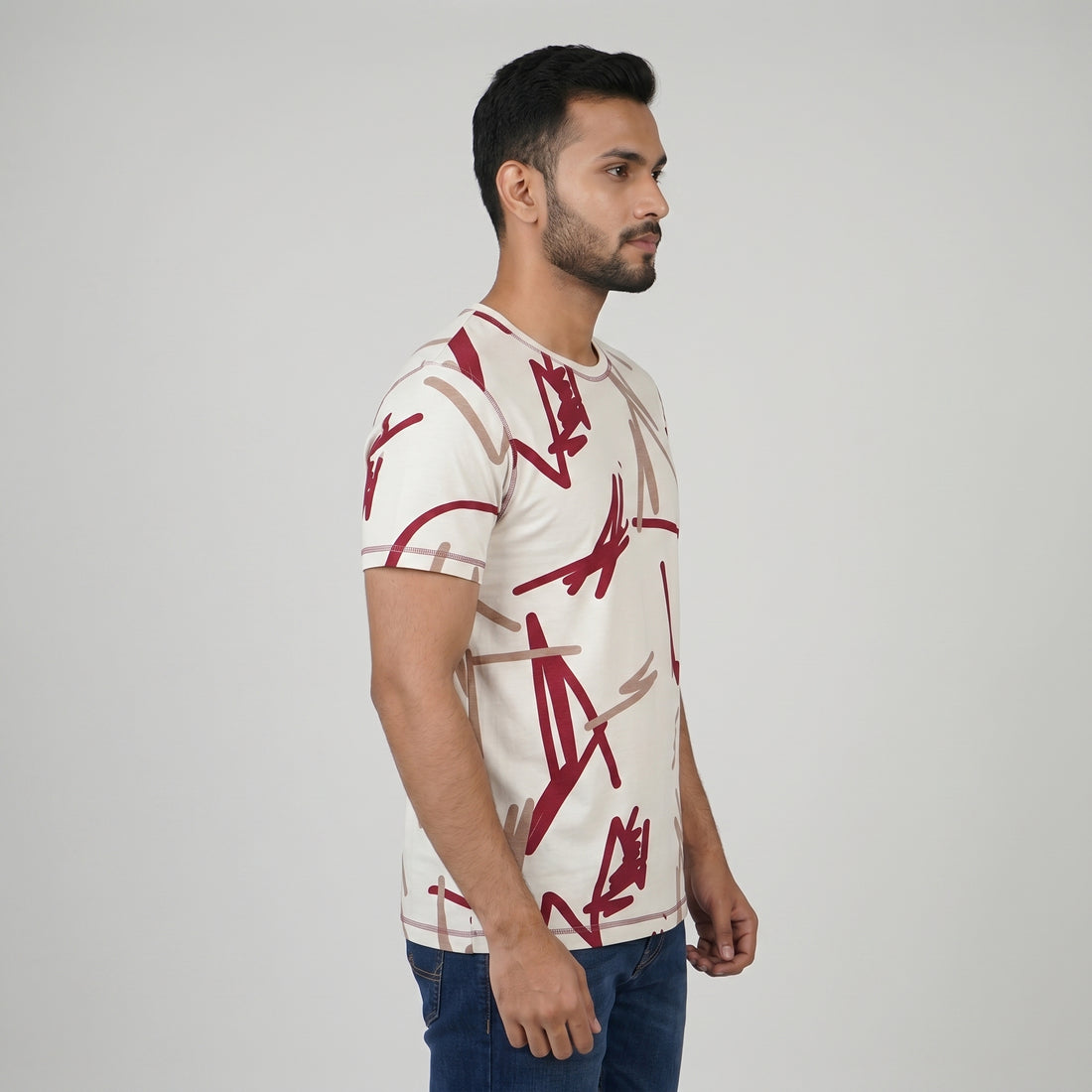 Cotton Crew Neck Graphitee